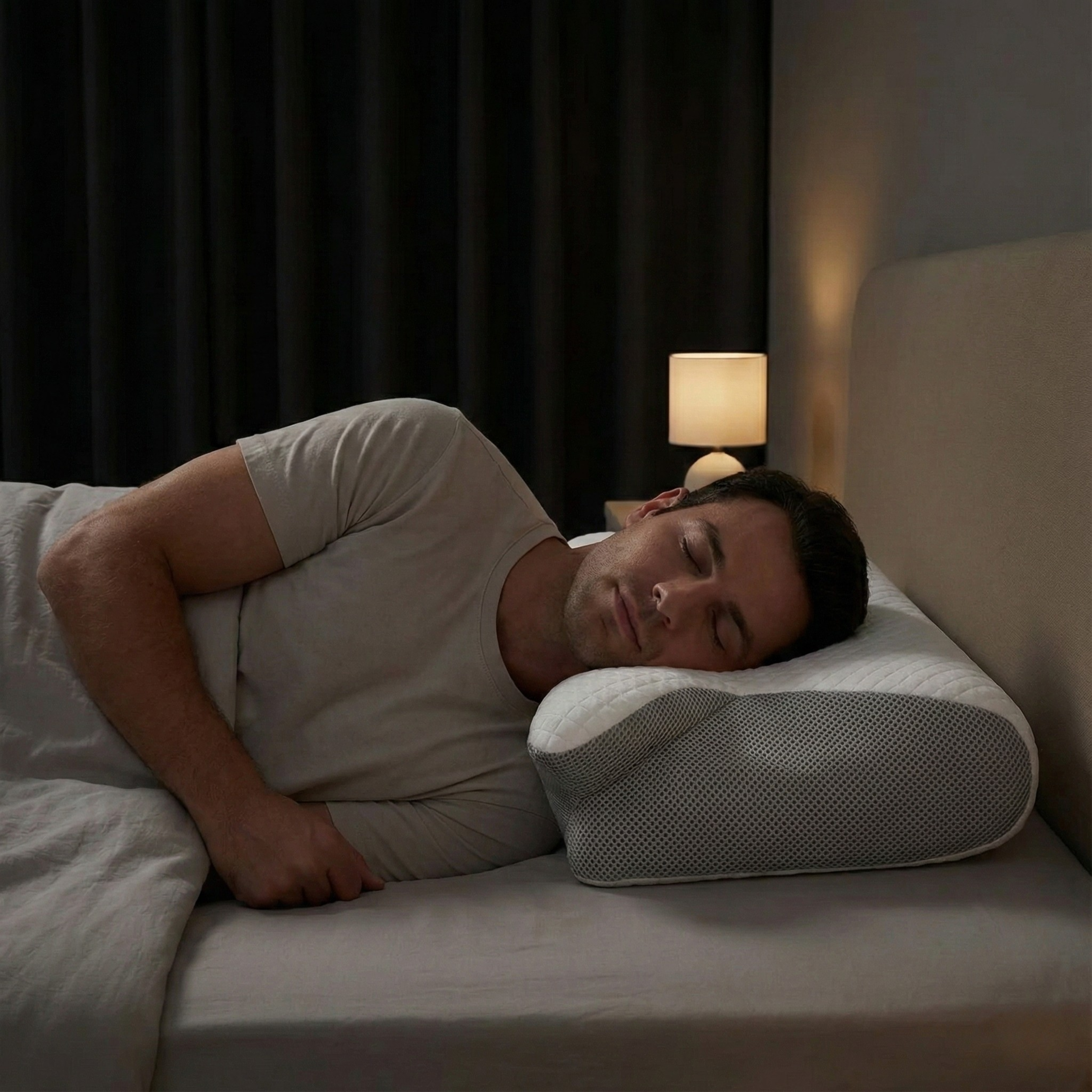 Oreiller Ergonomique à Mémoire de Forme