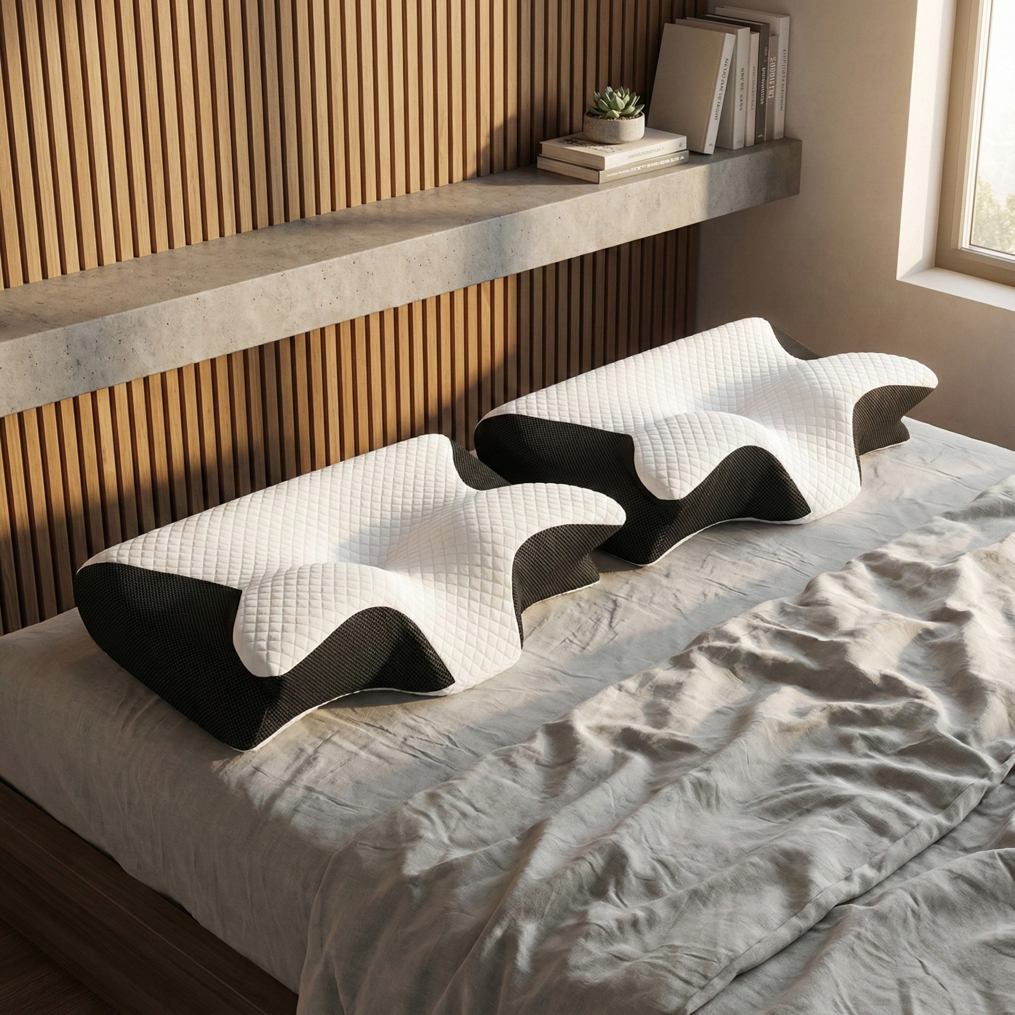 Oreiller Ergonomique à Mémoire de Forme