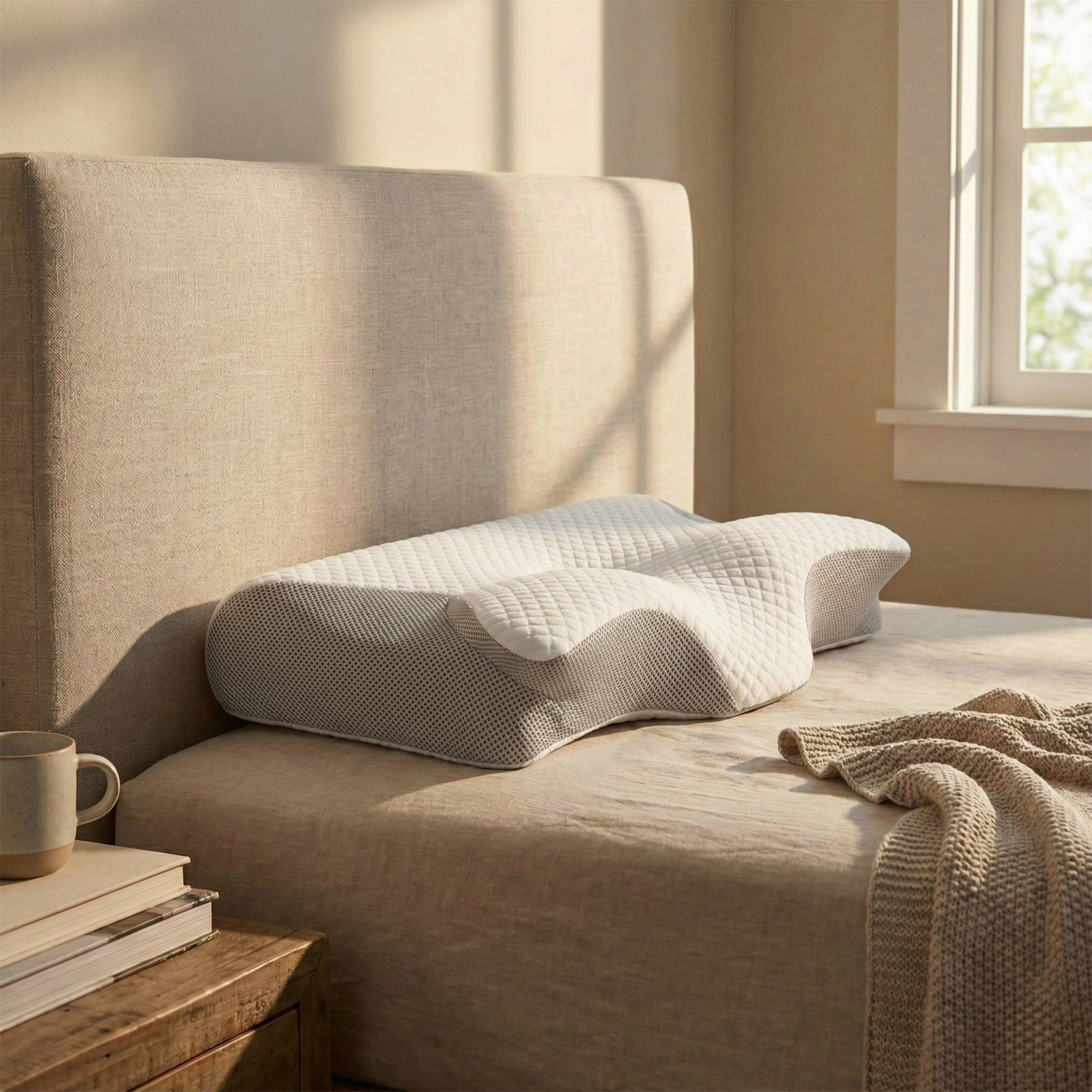 Oreiller Ergonomique à Mémoire de Forme